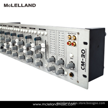 19'' Rack Mounted Entertainment Installation Mixers with 6 Channel